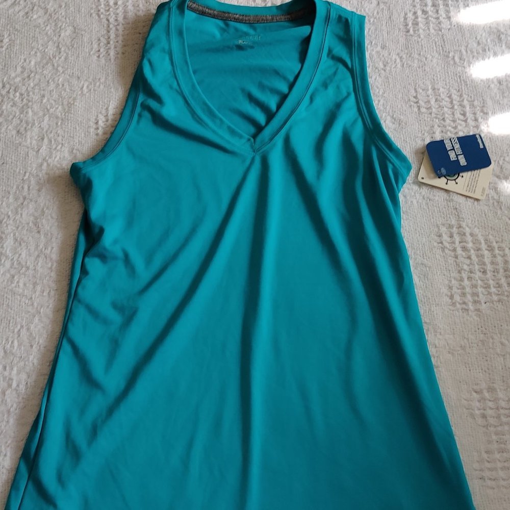 nwt teal workout tank